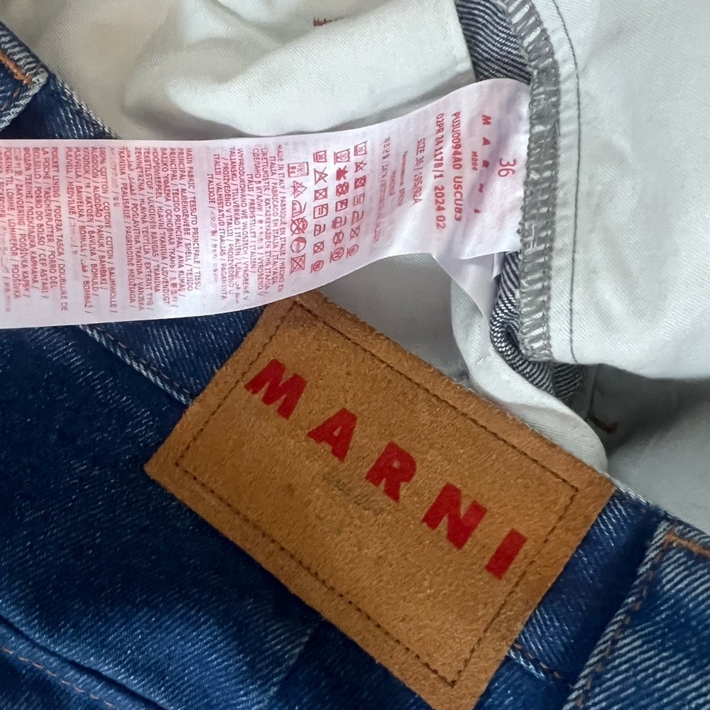 Marni Perfect Condition Men's Pleat Jeans - Picture 4 of 5